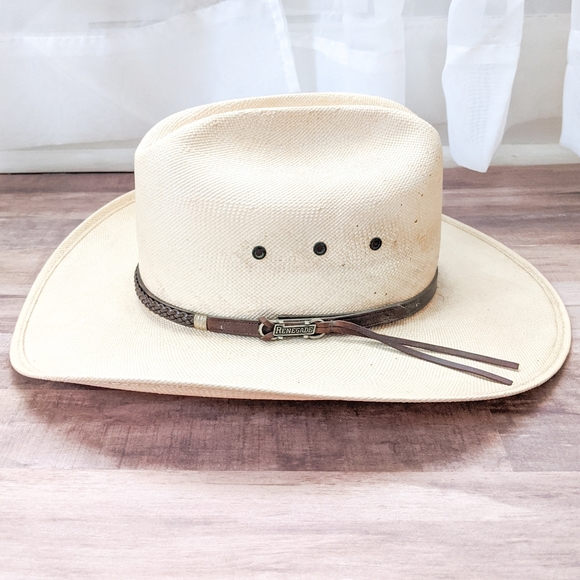 Renegade Straw Off White Cowboy Hat 6 7/8
